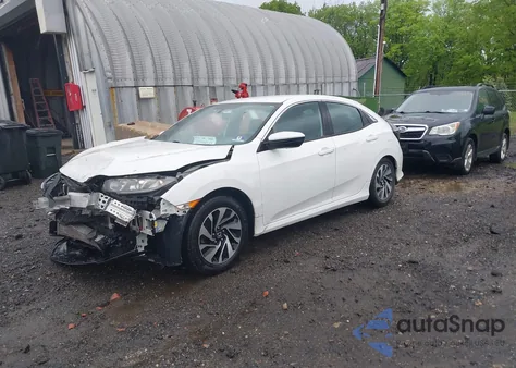 2017 Honda Civic Lx из США, поврежденный, VIN SHHFK7H26HU401731